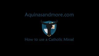 How to use a Catholic Missal [upl. by Lia]