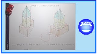 ASSONOMETRIE DI UNA COMPOSIZIONE DI SOLIDI  COMP N°2  1089 [upl. by Einomrah]