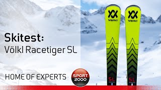 Völkl Racetiger SL  2023 Slalomcarver skitest [upl. by Esertal450]