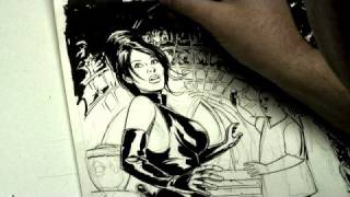 Creating Comic Books  White Ink amp Pen on Your Comic Book [upl. by Kassie966]