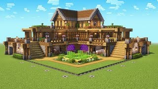 Minecraft Ultimate Survival House Tutorial [upl. by Burbank]