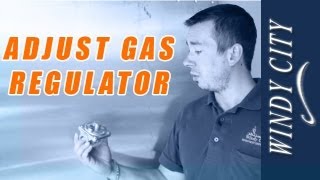 How to adjust gas pressure adjust gas regulator tutorial DIY Windy City Restaurant Equipment Parts [upl. by Gnal999]