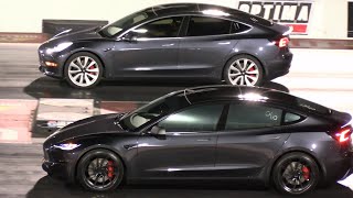 New Tesla Model 3 vs older model 3 [upl. by Deloris]