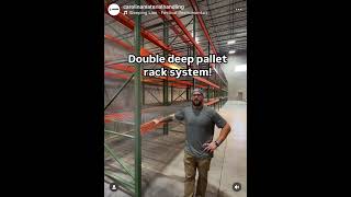 🚨 Maximize Your Warehouse Space with Double Deep Pallet Racking 🚨 [upl. by Alysoun]