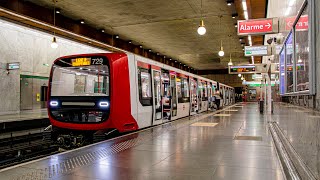 Video Metro  METRO DE LYON  NOUVELLES RAMES MPL16 SUR LA LIGNE B [upl. by Eelek558]