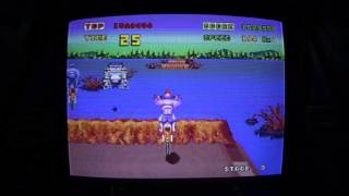 Enduro Racer Sega 1986 Arcade Spielautomat Standgerät [upl. by Llennyl]