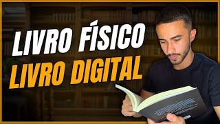 LER LIVRO FÍSICO OU LER LIVRO DIGITAL [upl. by Ahsikyt]