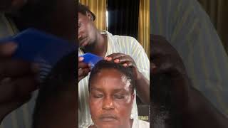 Asmr hair greasing scalp massage asmr asmrvideo scalpmassage hairlosstreatment hairgrowth [upl. by Raeann524]