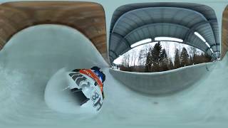 360° View of the Igls Luge and Bobsleigh Track [upl. by Nwahsem48]