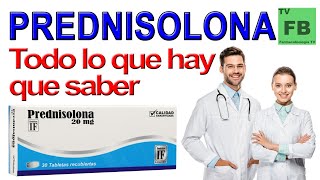 PREDNISOLONA Para qué Sirve Cómo se toma y todo lo que hay que saber ¡Es muy segura👨‍🔬💊 [upl. by Sholem771]