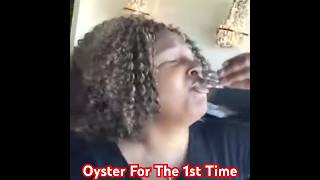 🤢Oyster 1st Time🤢 oysters shortsviral shortsvideo shortsfeed shortsfunny [upl. by Delogu]