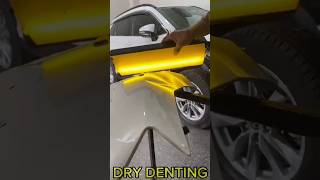 COROLLA CROSS BONNET FENDER DENT REPAIR OF DRY DENTING WITHOUT PAINT TUTORIAL shorts youtubeshorts [upl. by Somerville]