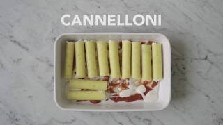 Barilla Cannelloni με Ricotta Mozzarella και σάλτσα Bolognese [upl. by Yesnel]