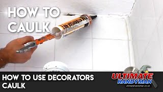 How to use decorators caulk [upl. by Jacquenetta386]