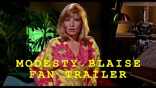 Modesty Blaise 1966 FAN MADE RETRO TRAILER [upl. by Eelnayr]