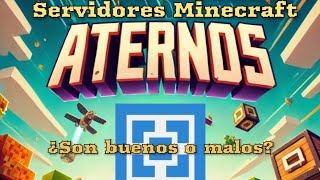 Aternos Minecraft ¿Son buenos o malos 🤔⛏️ [upl. by Akelahs]