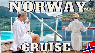 NORWAY CRUISE PART 3 HAUGESUND SEA DAY IONA SHIP TOUR AFTERNOON TEA SPA PampO CRUISES IONA AUG AD [upl. by Idet]