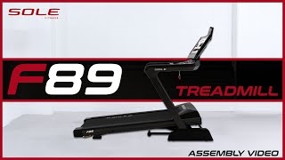 F89 Treadmill Assembly Guide [upl. by Nrev]