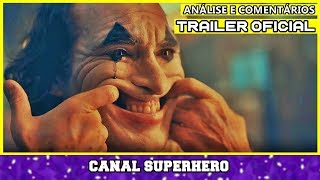 TRAILER OFICIAL  FILME SOLO DO CORINGA  COMENTÁRIOS EXPECTATIVAS E REAÇÃO [upl. by Gnel363]