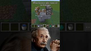 When EINSTEIN Play Minecraft For First Time 😂 viral shorts minecraft [upl. by Gennaro]