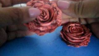 Paper roses tutorial [upl. by Dyche]