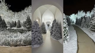 Kim Kardashian Transforms her Home Into a Winter Wonderland [upl. by Aicenaj114]