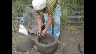 6 horno de ceramica artesanal de dos bocas qóm explicacion [upl. by Fritze]