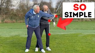 The simple golf lesson you need No data or swing path [upl. by Ylek]