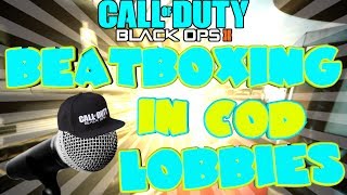 YOURE THE MAN  beatboxing in cod lobbies Ep24 DUBSTEP Beatboxfunny reactions [upl. by Riek]