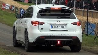 Infiniti FX Vettel BRUTAL Sound [upl. by Cardon]