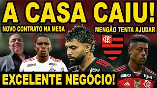 A CASA CAIU VIROU CASO DE POLÍCIA EXCELENTE NEGOCIO NO FLAMENGO MENGÃO TENTA AJUDAR BRUNO HENRIQUE [upl. by Euqinue]