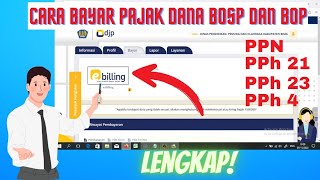 CARA BAYAR PAJAK DANA BOSP  BOP [upl. by Ulphia303]