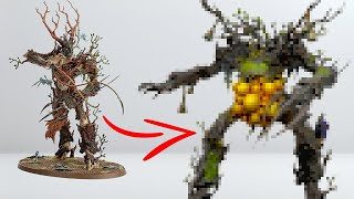 Kitbashing A Nurgle Corrupted Treelord [upl. by Ynahpit]