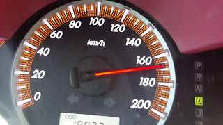 Toyota HILUX 27L 2014 0160kph acceleration [upl. by Siddon922]