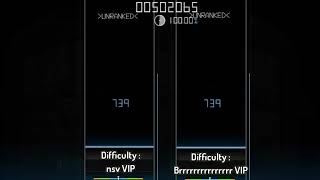 osumania  phonon  polyriddim SIDE BY SIDE DIFFICULTY COMPARISON nsv vip amp brrrrrrrr vip [upl. by Iphigeniah102]