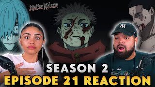 ITADORI IS DONE WITH THE GAMES  Jujutsu Kaisen S2 Ep 21 Reaction [upl. by Trixy577]