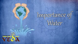 Importance of Water  School of Veda  Vedas Explained  Neelakanta Iyer [upl. by Noryv612]