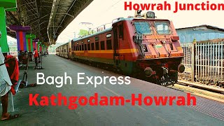 13020 KathgodamHowrah Bagh Express arrived Howrah Junction [upl. by Merfe44]