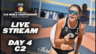 World Championship  U19 Beach Volleyball 2024  Round of 16  Court 2 [upl. by Ellehsyt]