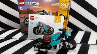 Review of Lego Creator 3 in 1 set 31135 Build 1 Vintage Motorcycle [upl. by Ridan68]