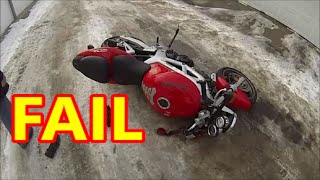 How to Ride a Sportbike in Snow [upl. by Noedig]