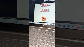 Tiger picture in Ms Word with shortcut key  Tiger symbol drawing  Tiger symbol in Ms Word shorts [upl. by Telimay]