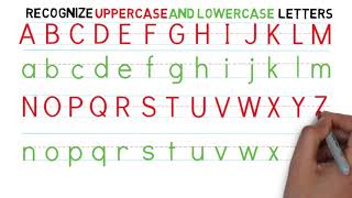 Identify Uppercase and Lowercase Letters  Learn Alphabet Uppercase and Lowercase letters [upl. by Macario198]