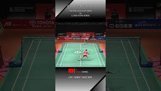 World Class rally axelsen vs li shi feng bwfworldtour kumamotomasters2024 japanmasters2024 [upl. by Balkin]