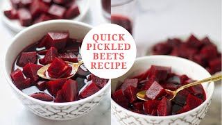 Refrigerator pickled beets Quick pickled beets recipe  Refrigerator pickled beets no sugar recipe [upl. by Schuster525]