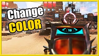 How to CHANGE CROSSHAIR Colors in APEX LEGENDS Easier to SEE [upl. by Aseuqram609]