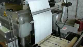 used second hand offset label printing machine Iwasaky TR25 dry label offset machine [upl. by Yentnuoc]