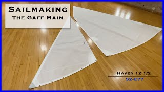 Tips for Sewing Your Own Sails The Gaff Main Part 2 S2E77 [upl. by Oruam]