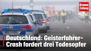 GeisterfahrerCrash fordert drei Todesopfer  kronetv NEWS [upl. by Odraode]