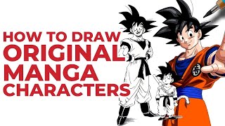 How to Draw Your Original Manga Characters as a Beginner [upl. by Otrebor]